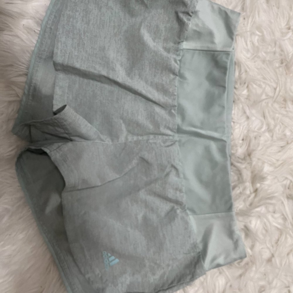 Adidas Supernova Glide Shorts- Pale Blue- Size S